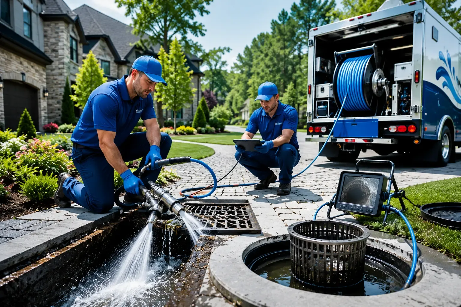 Local outdoor drain cleaning professionals in Huntsville, TX